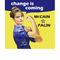 "change is coming" McCain / Palin Republican Party Tshirts