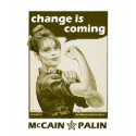 "change is coming" Mccain / Palin Republican t-shirts