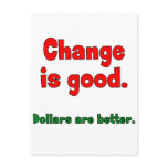 Change is Good Postcard