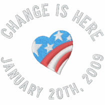 Change Is Here, January 20th, 2009 embroidered shirts by EmbroideredGifts4You Change Is Here, January 20th, 2009 embroidered shirts