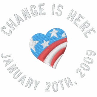 Change Is Here, January 20th, 2009 embroideredshirt