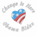 Change Is Here, Obama Biden embroidered shirts by EmbroideredGifts4You Change Is Here, Obama Biden embroidered shirts