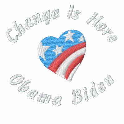 Change Is Here, Obama Biden Track Jacket by EmbroideredGifts4You