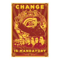 Change Is Mandatory Poster posters