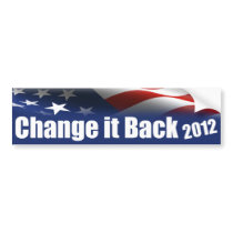 Change It Back 2012 Bumper Sticker