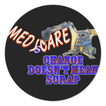 Change It. Don't Scrap It. Round Stickers