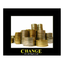 Change...It's All That's Left Poster print
