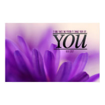 Change Life Motivational Poster Print