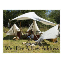 Change of Address Card - Camp Postcards