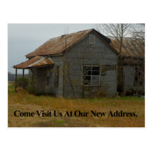 Change of Address Card: Come Visit Us Postcard