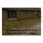 Change of Address Card: Guestroom