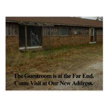 Change of Address Card: Guestroom Post Cards