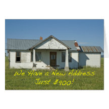 Change of Address Card: Just $900