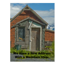 Change of Address Card: Mountain View Postcard