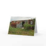 Change of Address Card: Moved to the Country