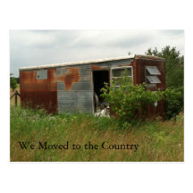 Change of Address Card: Moved to the Country Postcard
