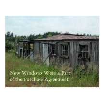 Change of Address Card: New Windows Postcard