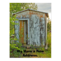 Change of Address Card: One Room Home Post Cards