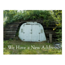 Change of Address Card - Underground Bunker Post Card
