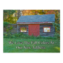 Change of Address - Fall Colors Postcards
