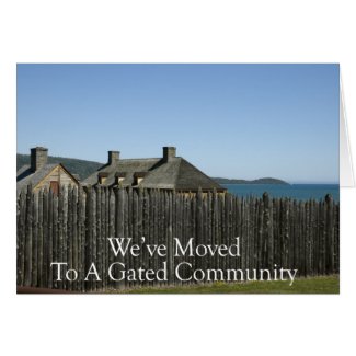 Change of Address: Gated Community Cards