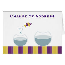 Change of Address Greeting Card
