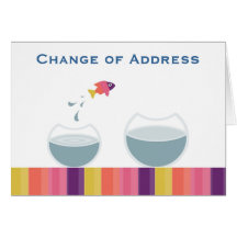 Change of Address Greeting Cards