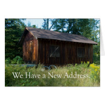Change of Address: Home in the Woods Cards
