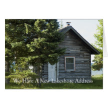 Change of Address: Lakeshore Address Card