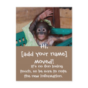 Change of Address postcard
