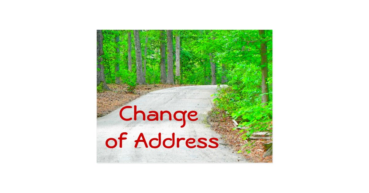Change of Address postcard | Zazzle