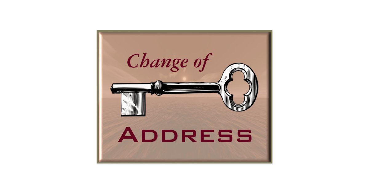 Change of Address - postcard | Zazzle