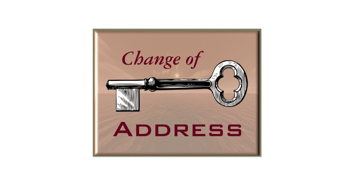 change of address postcard zazzle change of address post cards