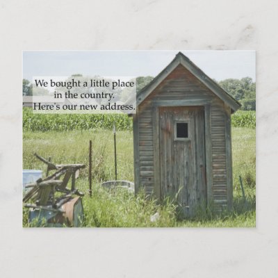 Change of Address Postcard: Country Home