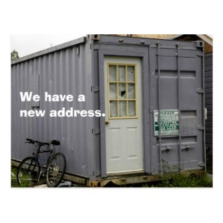 Change of Address Postcard: True Trailer Home