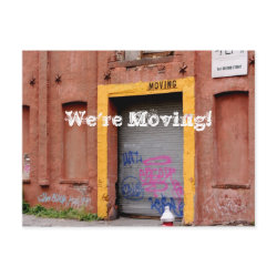 Change of Address Postcards - We're Moving! postcard