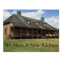 Change of Address - Wilderness Fort Post Card