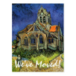 Change of Address with Van Gogh Art Postcard