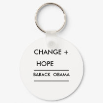 CHANGE PLUS HOPE Keychain by Purposemania CHANGE PLUS HOPE Keychain