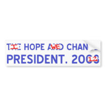 Change Pres Bumper Sticker