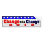 Change the Change bumper stickers