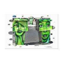 Change the Color Gasps Pumps canvas prints