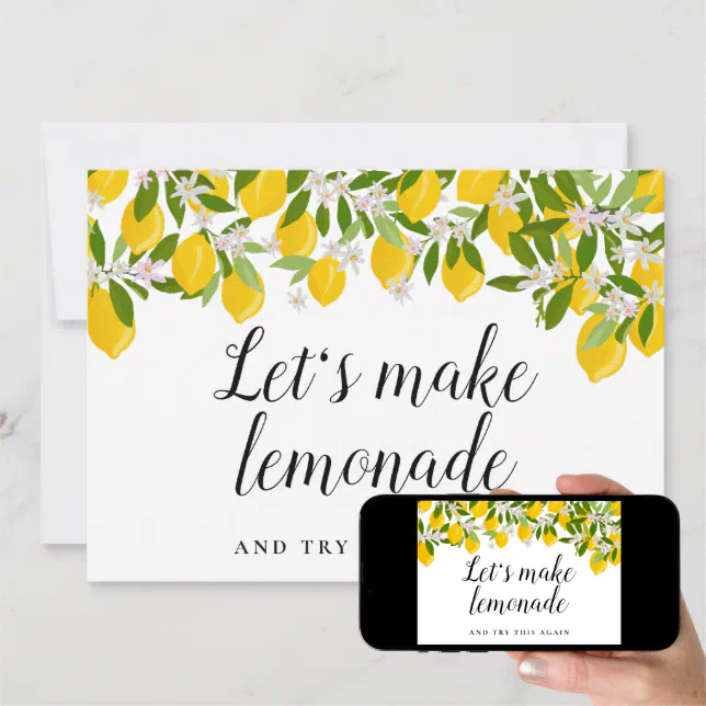 Change The Date Postponed Cancelled Event Lemons Save The Date Zazzle