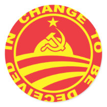 Change To Be Deceived In (round sticker)