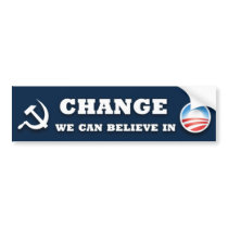 Change We Can Believe In bumper stickers
