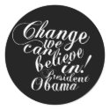 Change We Can Believe In stickers