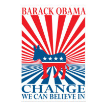 CHANGE WE CAN BELIEVE POSTER posters
