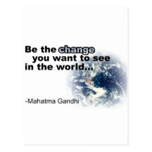 change white post cards
