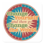 Change Yourself Stickers