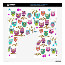 Changeable background owls skin for xbox 360 s